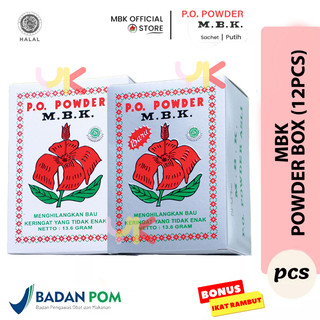 MBK BEDAK KETIAK DAN KAKI BOX 12 PCS | SILVER DAN PUTIH