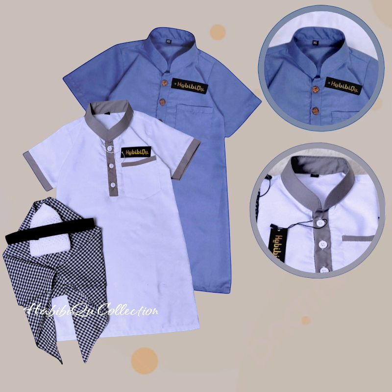 BABY KOKO GAMIS เสื้อผ้าชุด TORBAN 0-2 ปี AQIQAH BABY ROBES TURKISH BABY KOKO GAMIS ผ้าแขนสั้น