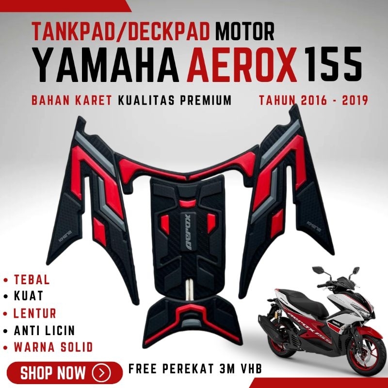 YAMAHA AEROX OLD TANKPAD/YAMAHA AEROX OLD DUCTPAD 2016 – 2019 อุปกรณ์เสริม AEROX VARIATIONS ราคา ถูกที่สุด ดีลบีเคเค รูปภาพหลัก