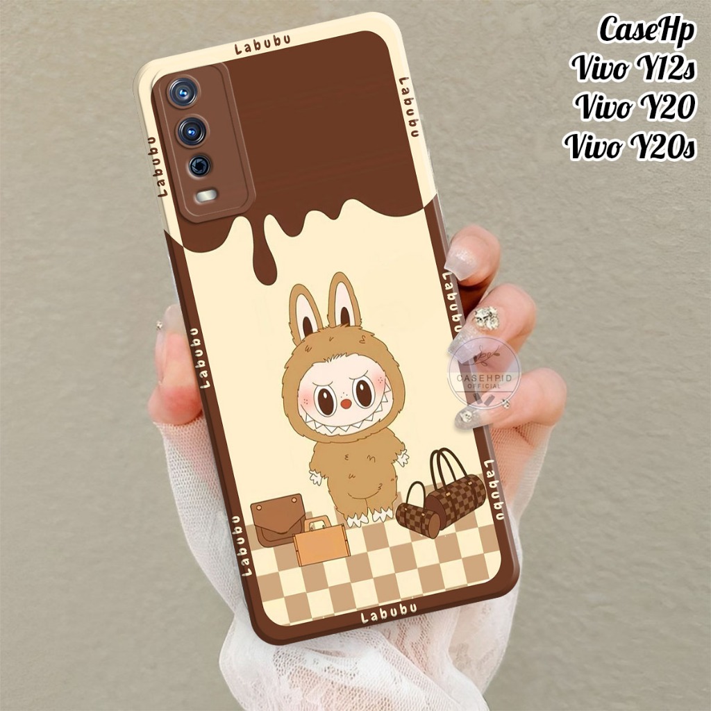 [CH 8] Softcase Procamera VIVO Y12s Y20 Y20s Macaron ตัวละครล่าสุด TPU เคสซิลิโคน Softcase Casehp
