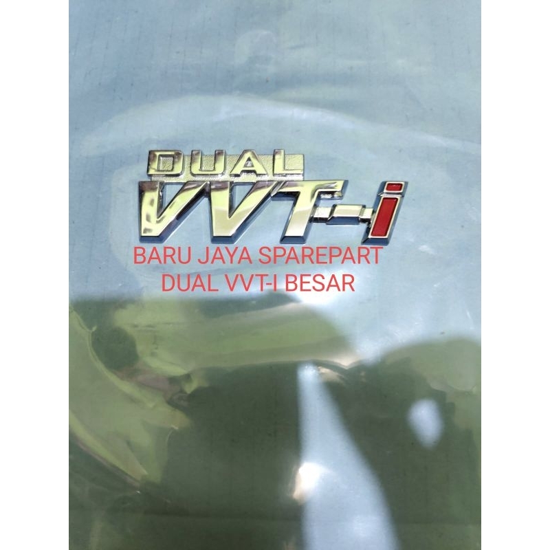 สัญลักษณ์การเขียนขนาดเล็ก Toyo Daihatsu DUAL VVT-I LARGE dual VVT-i ดั้งเดิม