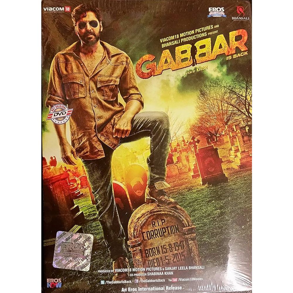 Dvd Movie Cassette India : Gabar Is Back (2015)