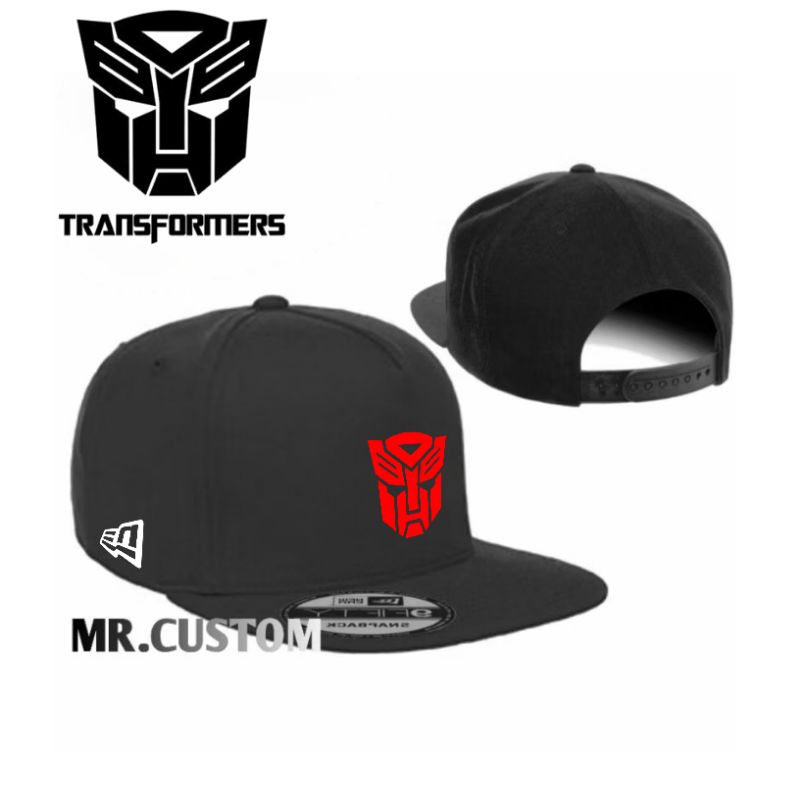 Transformer x New Era Premium Snapback Hat / Casual Distro Trucker Hat สําหรับผู้ชายและผู้หญิง