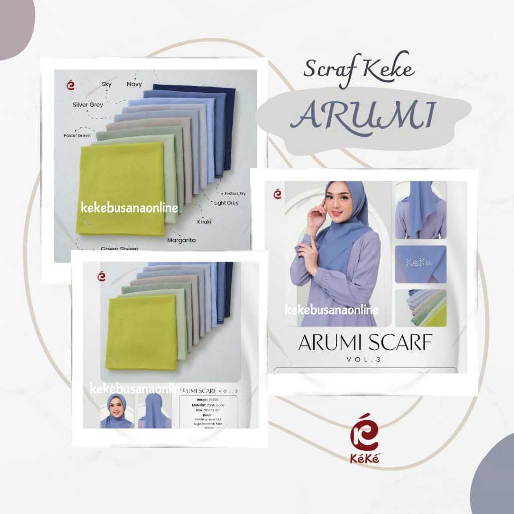 ผ้าพันคอ Keke ~ Arumi Scarf ~