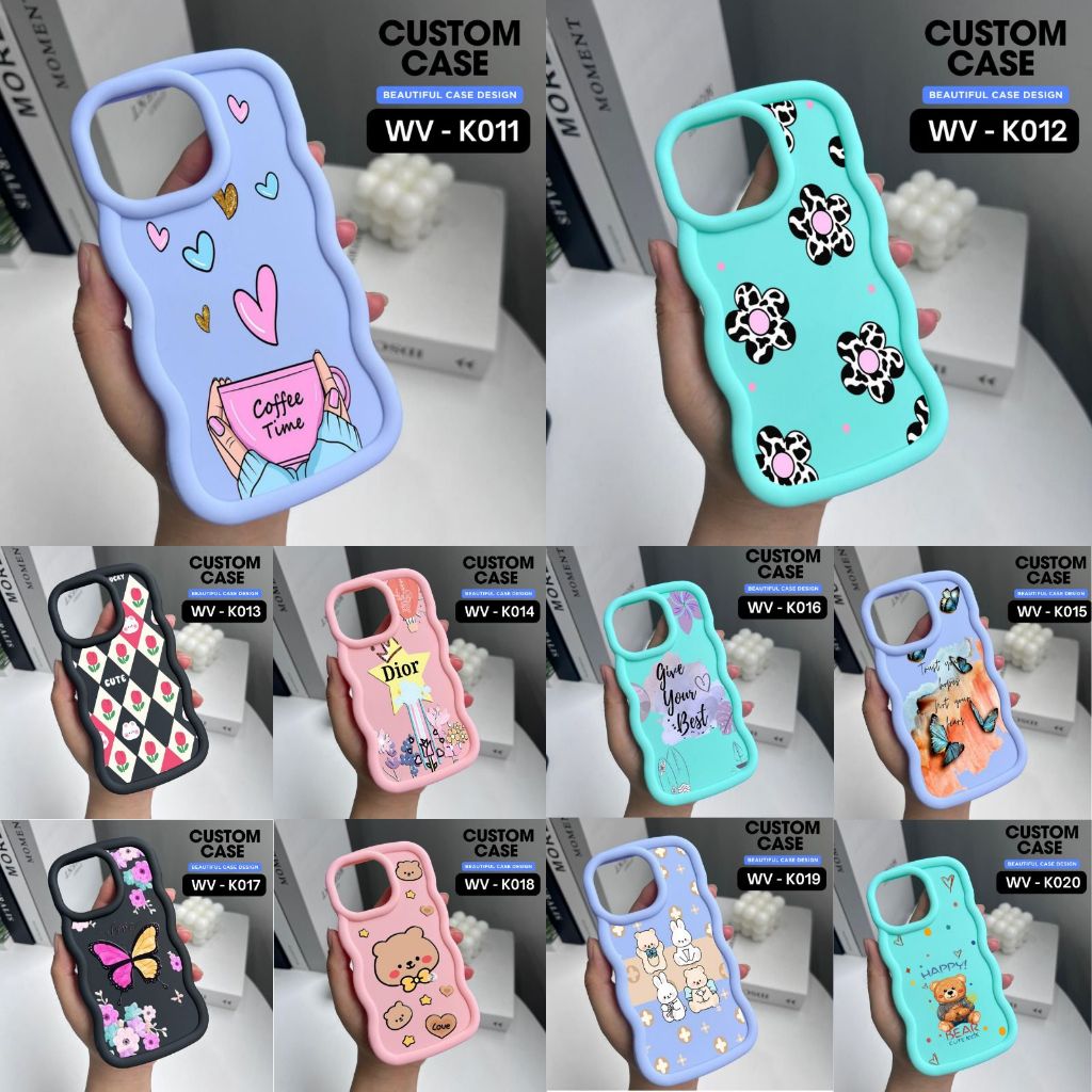 IPHONE 6/IP 6+/IP 7/IP 8/IP 7+/IP 8+ CASE MOTIF CODE WV K011-K020 ⭐️วีนัส เอซีซี