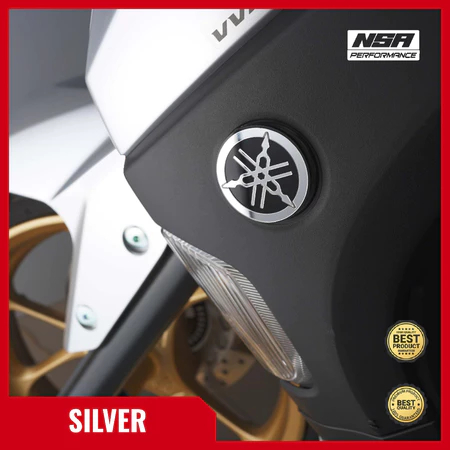 Nsa FORK EMBLEM 3CM YAMAHA EMBLEM โลโก้ YAMAHA โลโก้ YAMAHA FORK EMBLEM ขนาดนูน YAMAHA FORK LOGO QUALITY ACRYLIC SYMBOL EMBLEM YAMAHA สติ๊กเกอร์โลโก้กระจกด้านหลัง