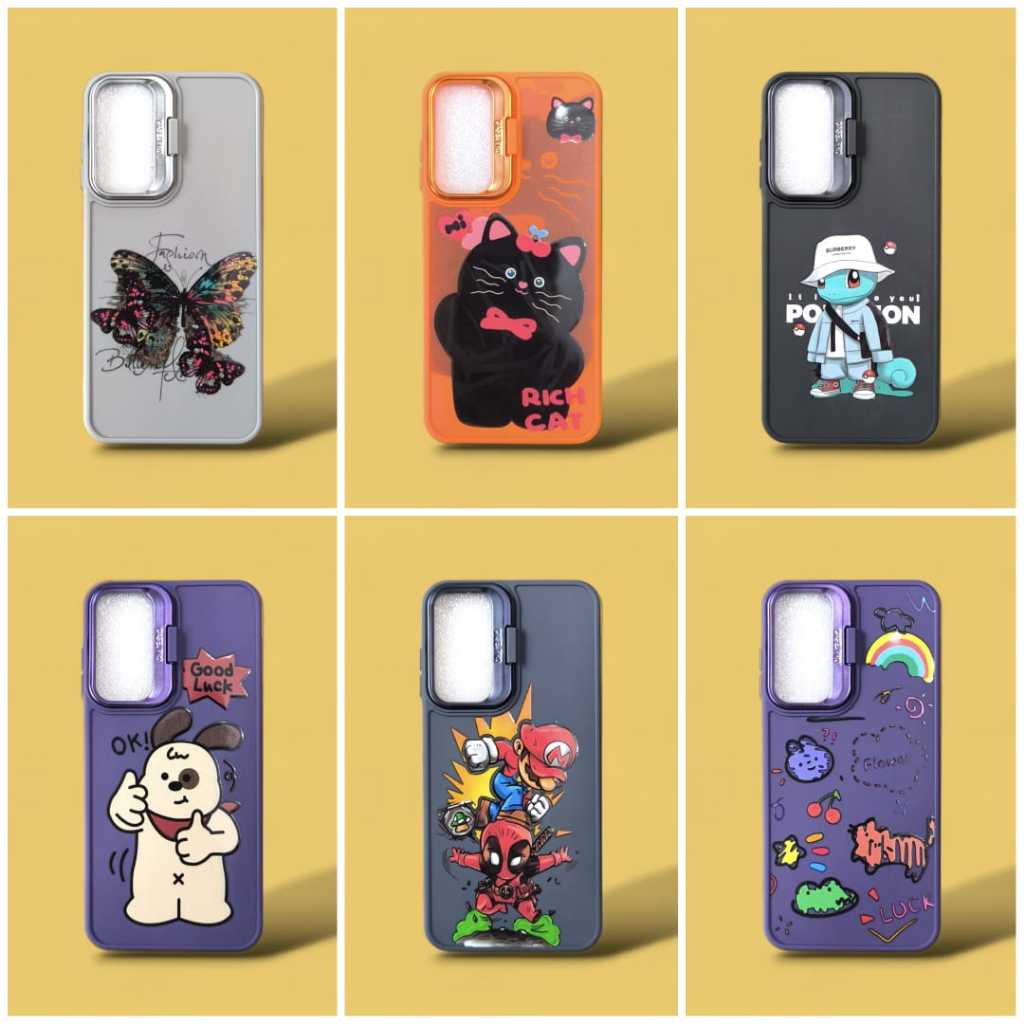 [ OPPO A1K / A3S / A5S / A7 / A12 / A15 / A15S / A16 / A17 / A17K / A18 / A38 ] CASE IMD CHARACTER P