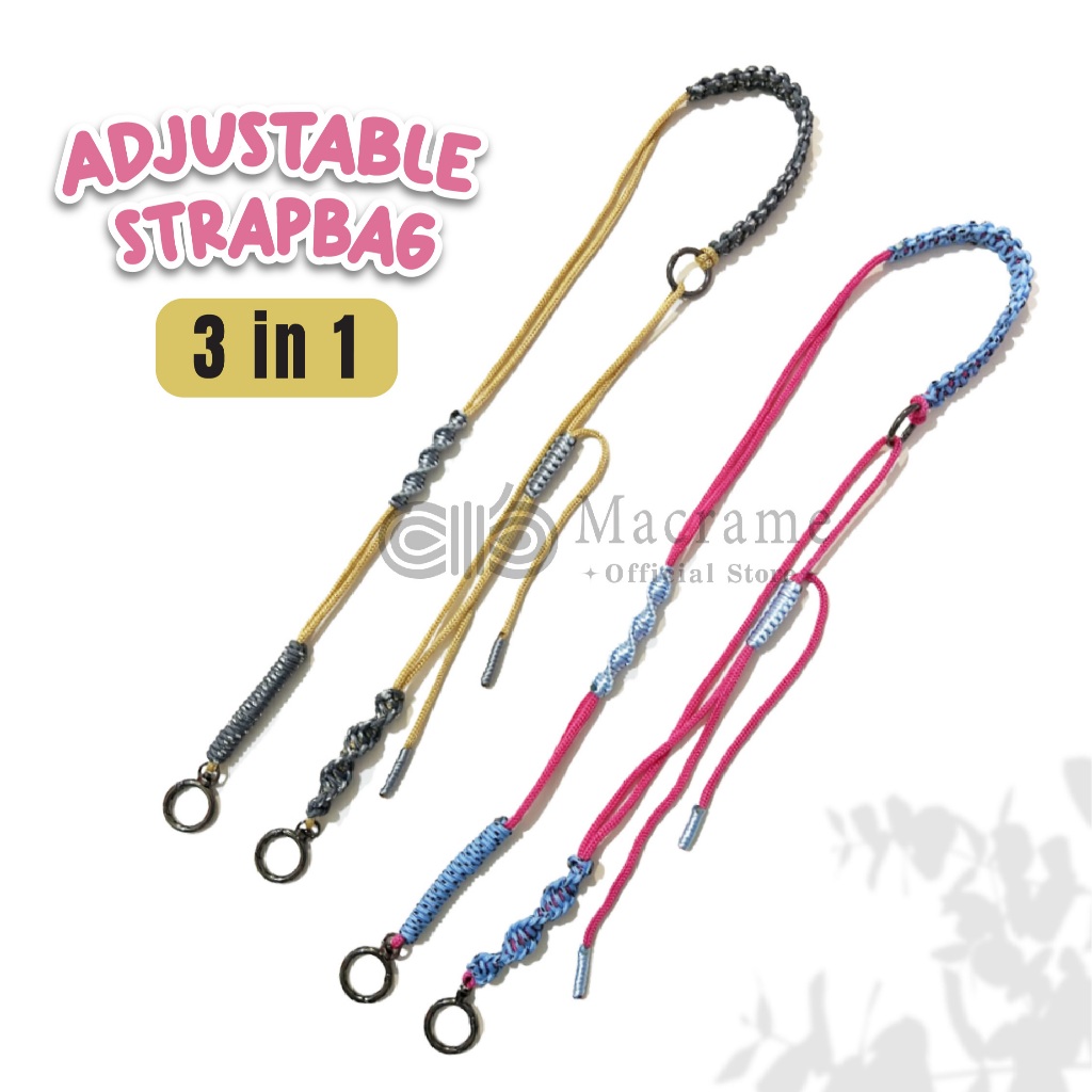 Yola STRAPBAG ADJUSTABLE MACRAME สายกระเป๋า MACRAME BY YOLANDAHANDMADE | พรีเมี่ยม พรีเมี่ยม พรีเมี่ยม พรีเมี่ยม พรีเมี่ยม | สาย Adj1