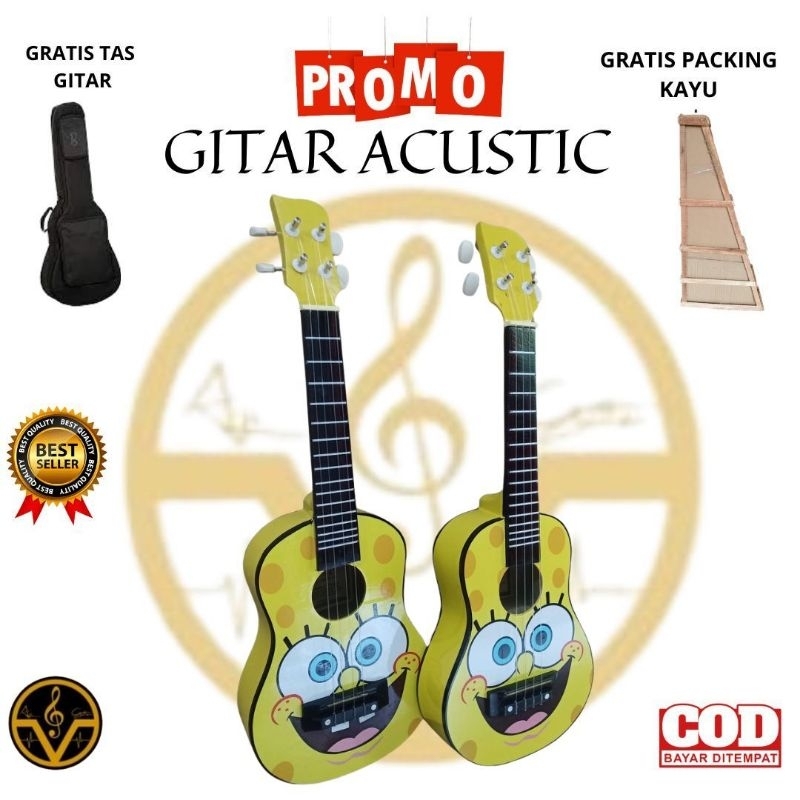 Kentrung Nylon 4-String Ukulele Guitar สําหรับเด็ก