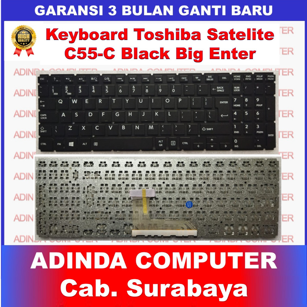 Toshiba Satellite คีย์บอร์ด C55-C L55B L55-B L70C L70-C P50-C P50C S50-B C55-c5268 C55-c5270 L50B L5