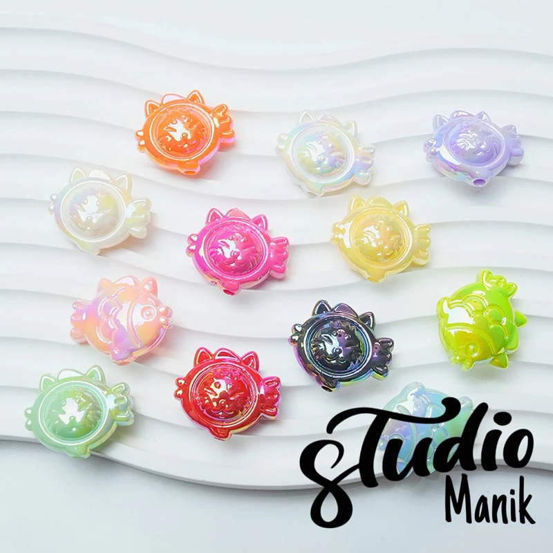 Keychan Phone Strap Jelly AB Topping Bead (15 gr)