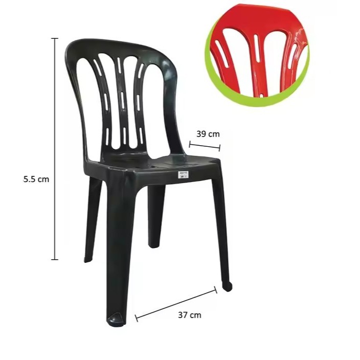 STACKING BACK CHAIR 4401R/M - 4401B