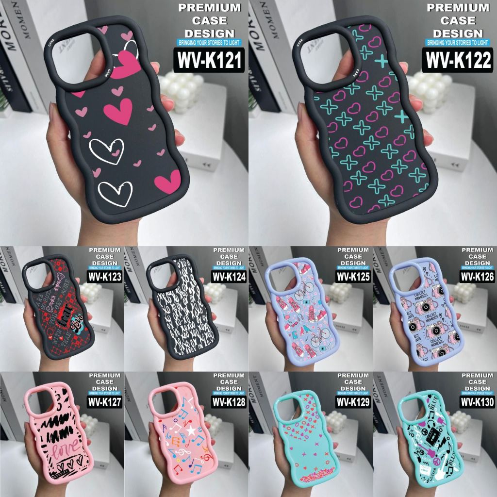 IPHONE 6/IP 6+/IP 7/IP 8/IP 7+/IP 8+ CASE MOTIF CODE WV K121-K130 ⭐️วีนัส เอซีซี