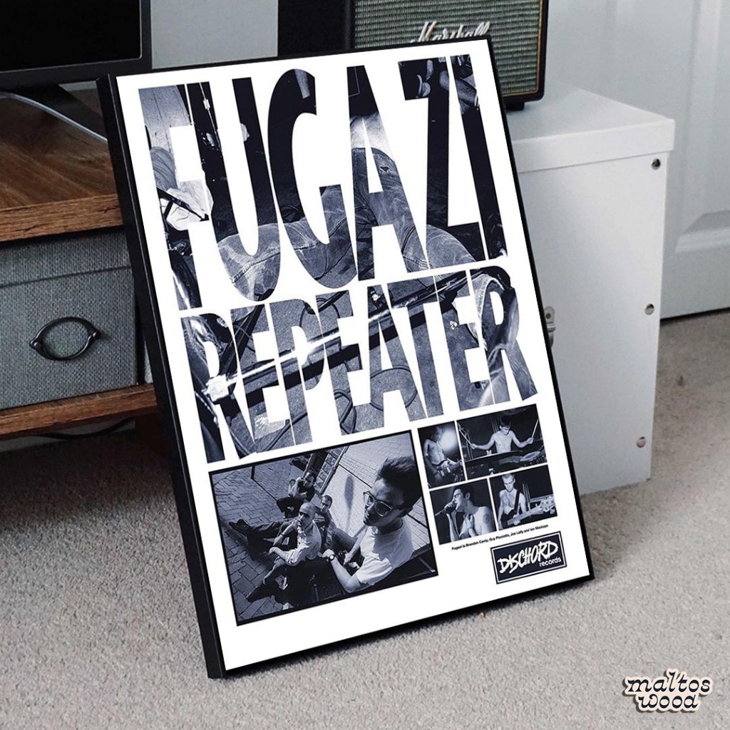 โปสเตอร์ Fugazi + กรอบ