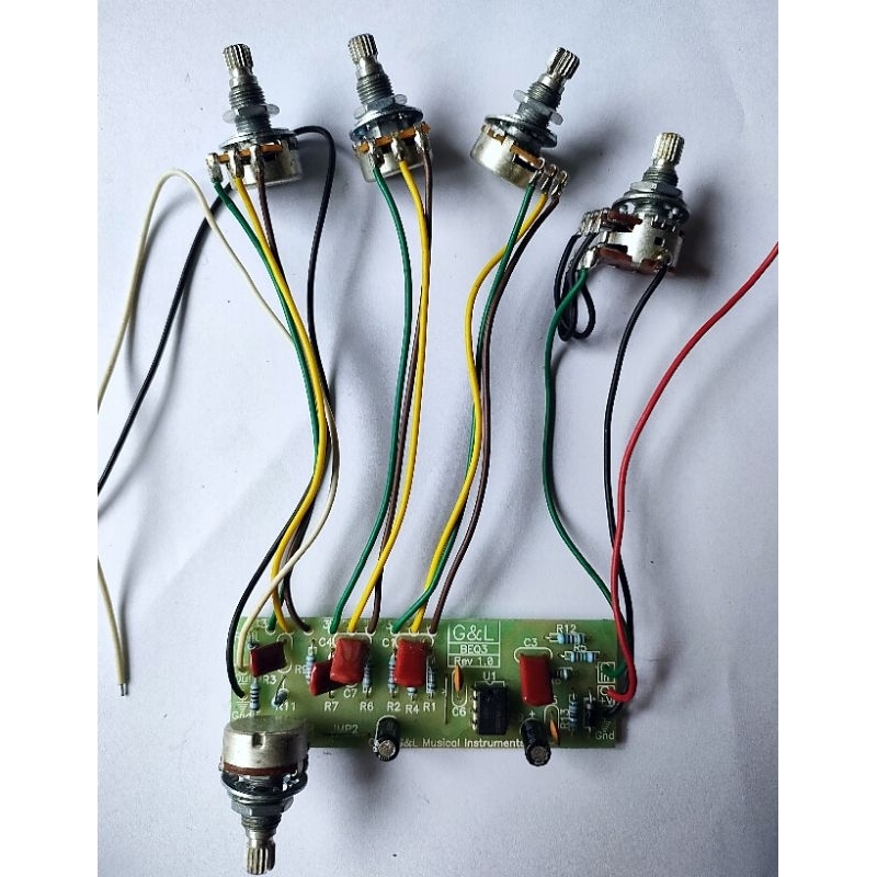 ปรีแอมป์เบส GnL G&L BEQ3 Rev 1.0 3 Band 5 Potentio Original