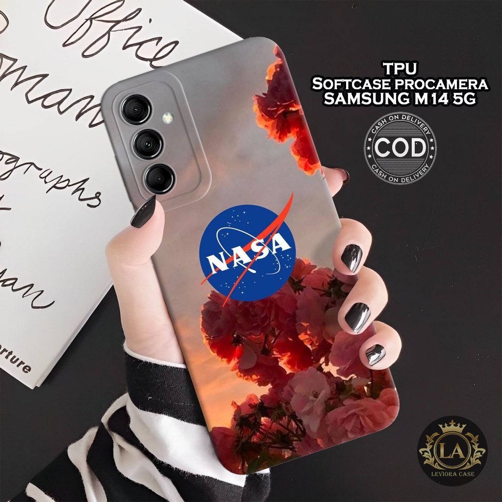 HP เคส Samsung M14 5G ใหม่ล่าสุด - เคสแฟชั่น NESA - Samsung M14 5G Softcase - เคสกล้อง Pro - เคส Sam