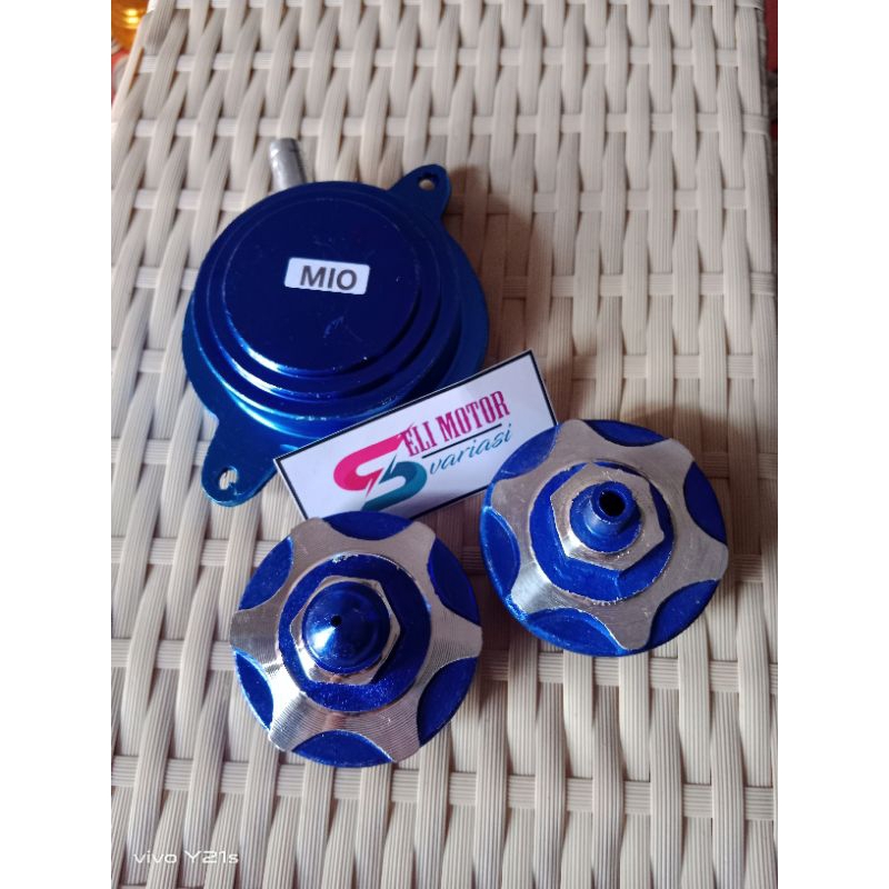 ฝาครอบเพลาลูกเบี้ยว Mio Timing Cover ชุด Yamaha ฝาครอบวาล์วสูญญากาศด้านล่างด้านบน Binta g รุ่น
