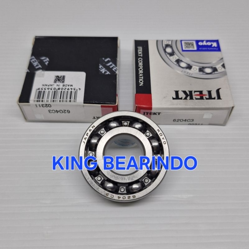 แบริ่ง 6204C3 KOYO 6204 C3 KOYO UK20X47X14MM