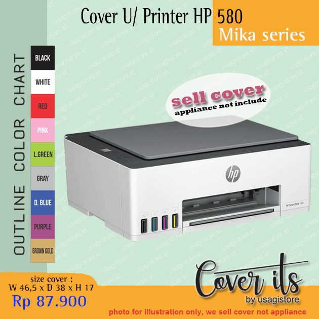 ฝาครอบสําหรับ HP 580 PRINTER