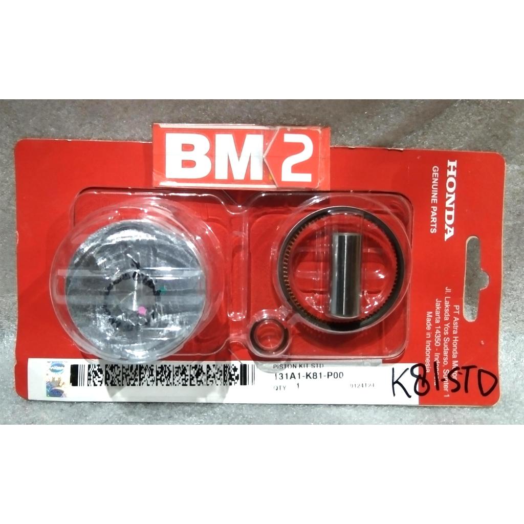 PISTON KIT OS STD, 0.25, 0.50 BeAT SPORTY eSP ORIGINAL HONDA 131A1K81P00/131A2K81P00/131A3K81P00