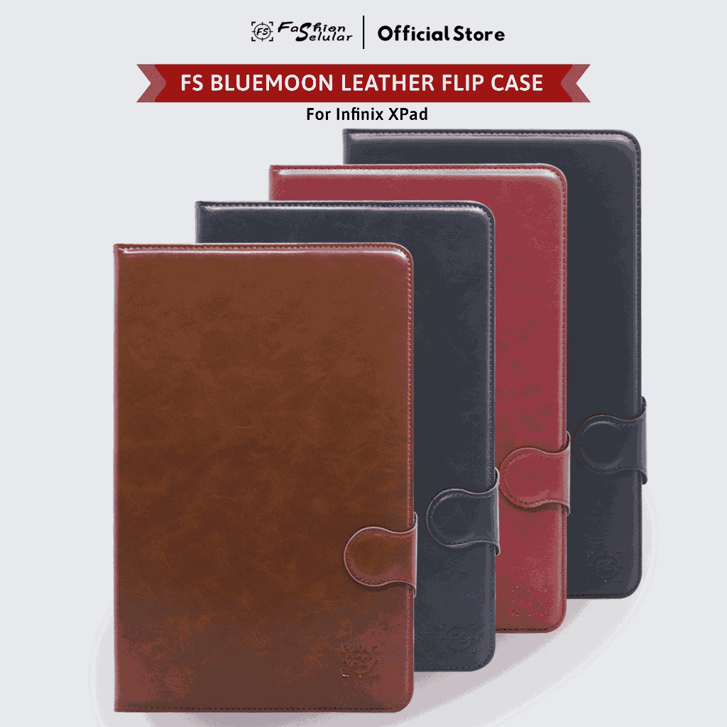 FS Case Bluemoon Infinix Xpad Leather Flip Cover