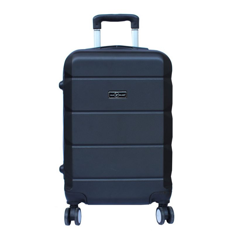 WAREHOUSE CLEARANCE 20 IN BLACK HARDCASE ABS SUITABLE // AIRPLANE CABIN SUITABLE // SHOCK-RESISTANT 
