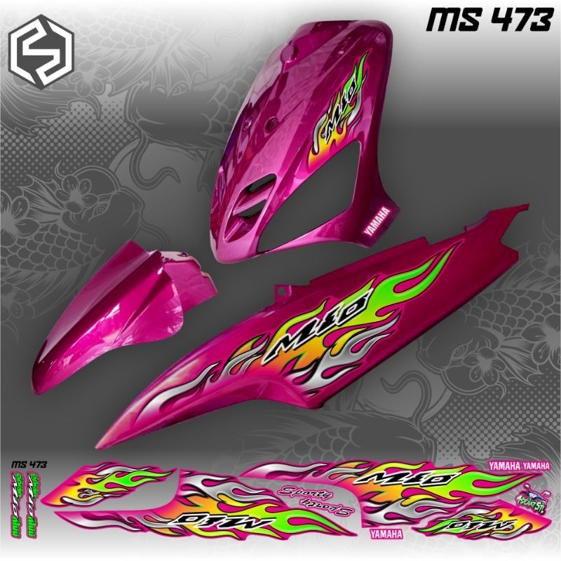 Striping variations of thailand mio sporty / mio smile ms 470/478