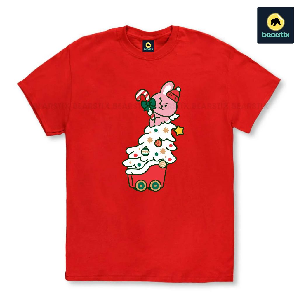 BT21 Cooky Christmas T-Shirt - Merry Christmas Shirt - BTS Chibi Xmas T-Shirt - เสื้อยืดชุมชน