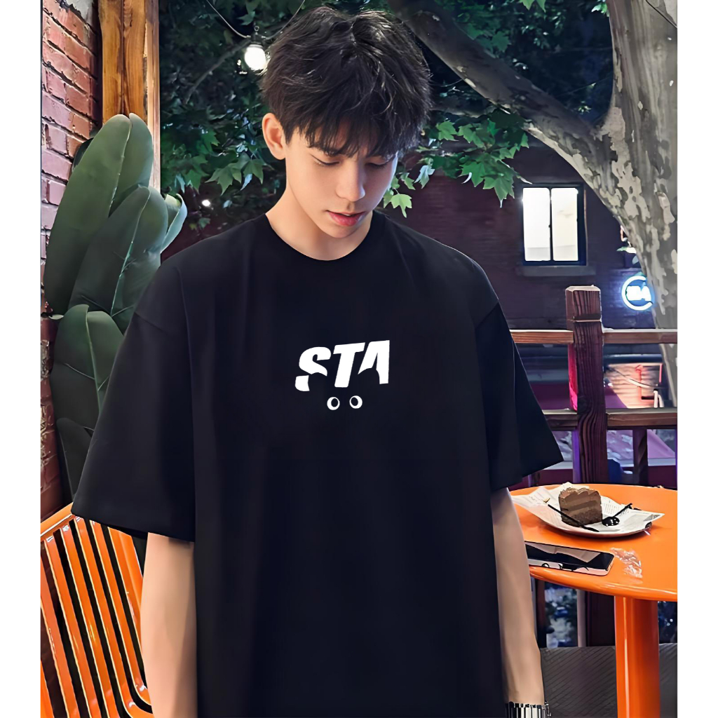 Katun Sta 210gsm 100% Heavyweight cotton Oversize T-shirt T-shirt Mens street style personal fashion