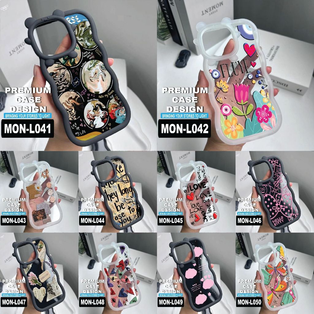 POCO M5S/M3/POCO X6/X5/X5 PRO/POCO X3/X3 PRO/C40 CASE MONSTER MOTIF CODE MON L041-L050 VENUS ACC