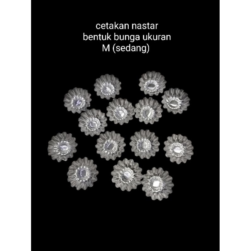 Cikan nastar รูปทรงดอกไม้ ไซส์ M (ขนาดกลาง) / ดอกไม้ / แม่พิมพ์เค้กแห้ง