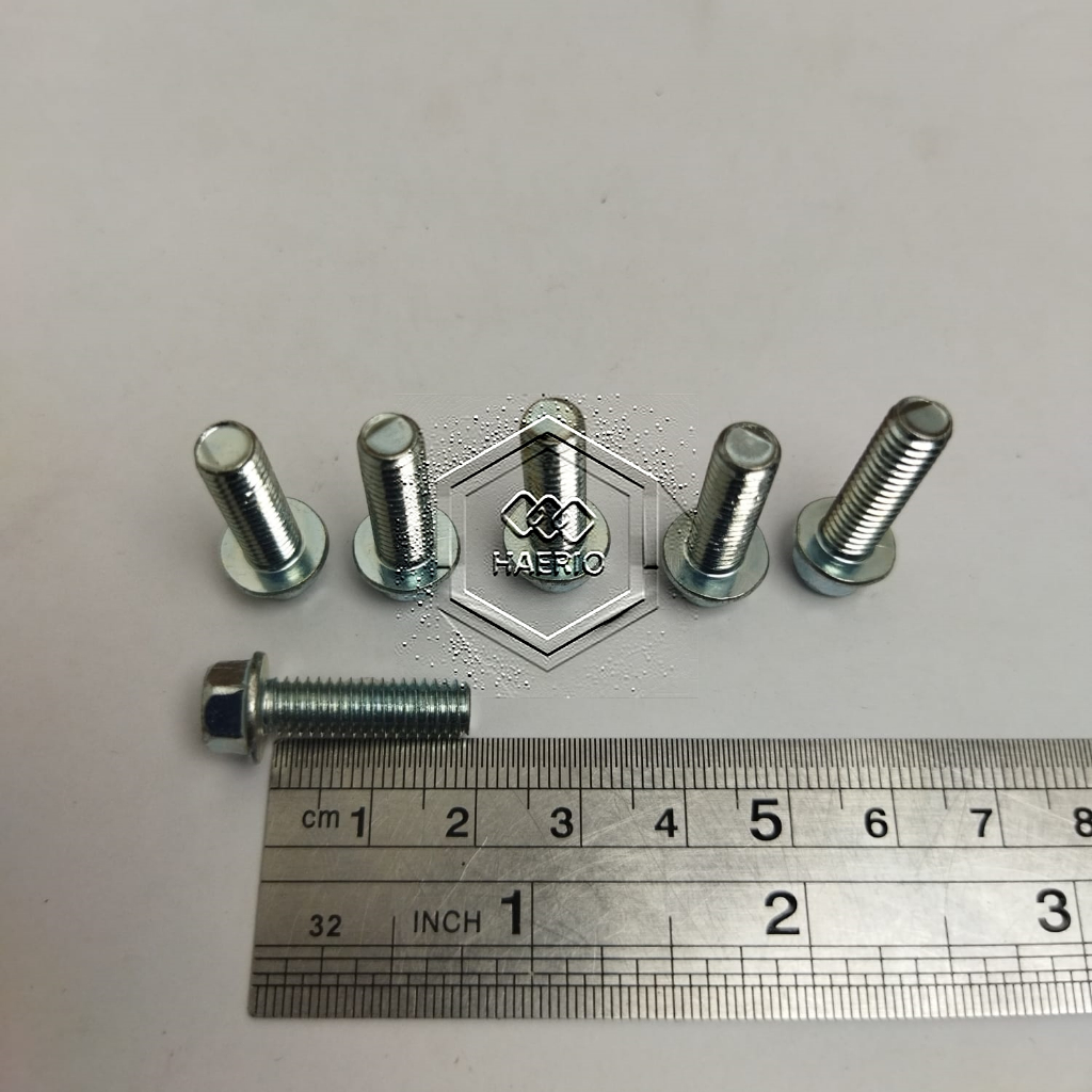 8 KEY CAP BOLT 2 ซม.LENGTH M6X20 2 ซม.สีขาว 20 มม. 20 มม.FLANGE BOLT M6 X 20 BOLT 6X20 6 X 20 PITCH 