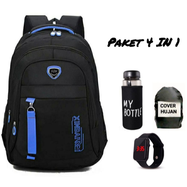 [ฟรีขวด-แยม] กระเป๋าเป้นักเรียนเด็กประถมและมัธยมต้น / กระเป๋าเย็นไปโรงเรียน / เป้เด็กชาย / กระเป๋านั