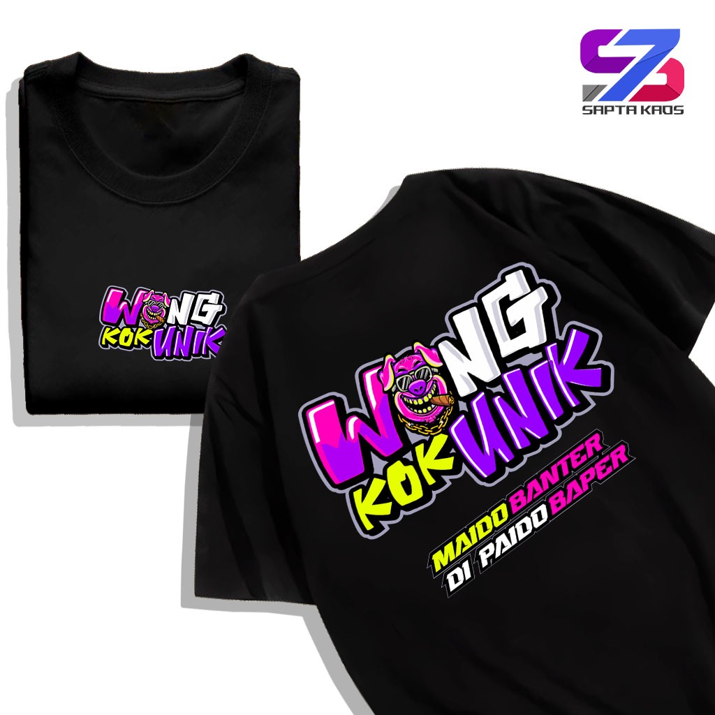 เสื้อยืด SPT160 UNIQUE WONG KOK - เสื้อยืด UNIQUE WONG KOK - พิมพ์ลาย WORDS - เสื้อยืดผู้ชายในวันเดี