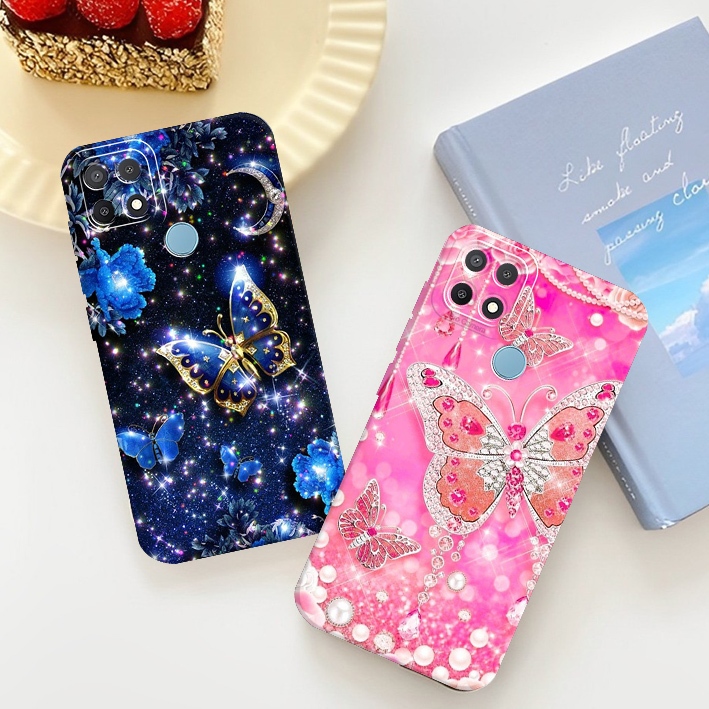 เคส HP Oppo A15/A15s/A35 พร้อม CUTE BUTTERFLY Motif - เคส Procamera - ตัวป้องกันโทรศัพท์ - เคสสําหรั