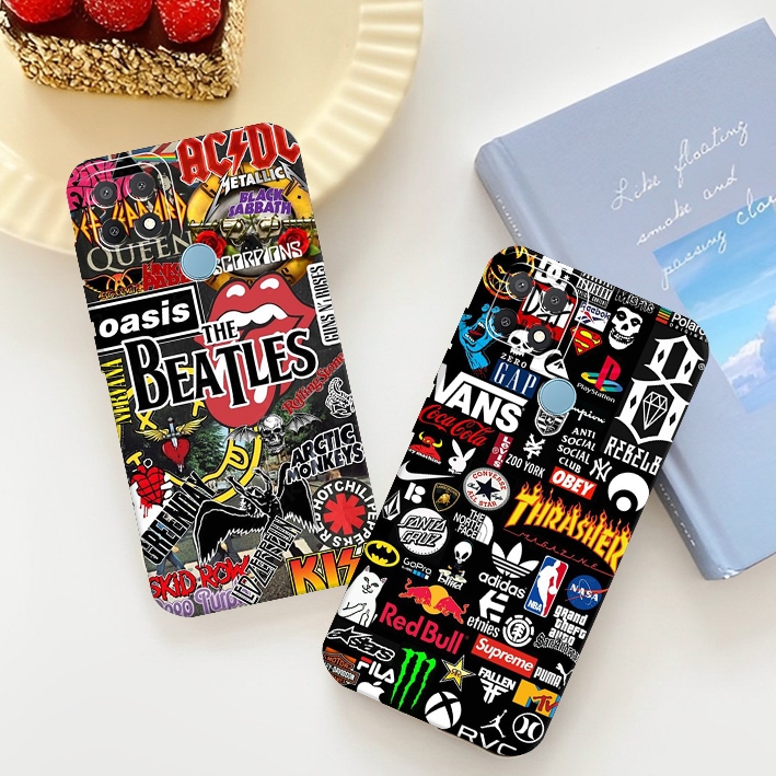 เคส Oppo A15/A15s/A35 พร้อม STICKER Motif - เคส Procamera - ตัวป้องกัน HP - เคสสําหรับโทรศัพท์มือถือ
