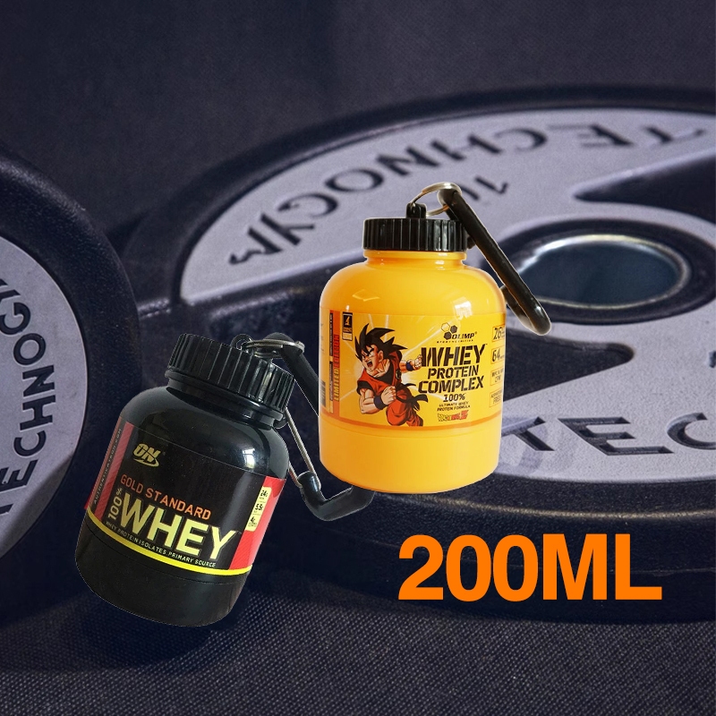 200ML Funel Whey Protein Container Creatine ON / Dragon Ball / Funnel Whey Protein Isolate Weight Ga