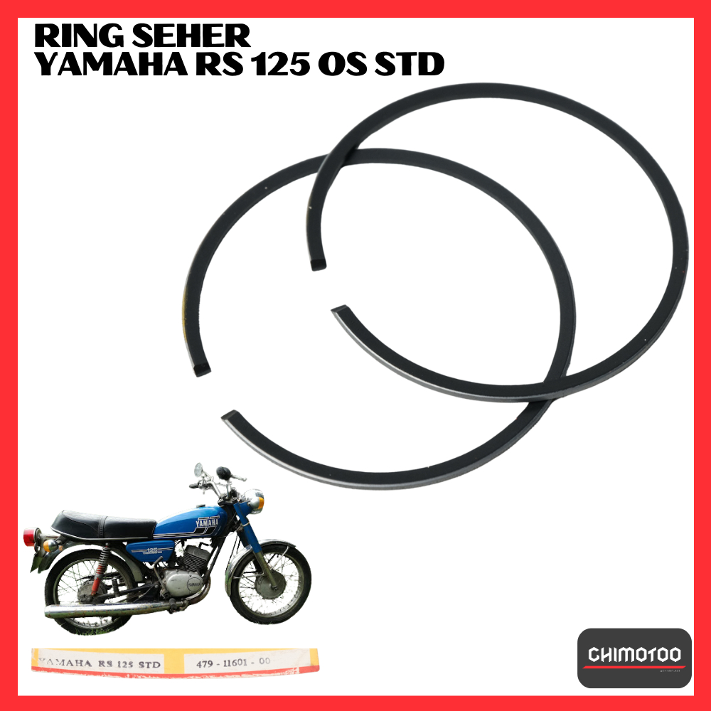 แหวนลูกสูบ Yamaha Rs125 Rs 125 Os Std