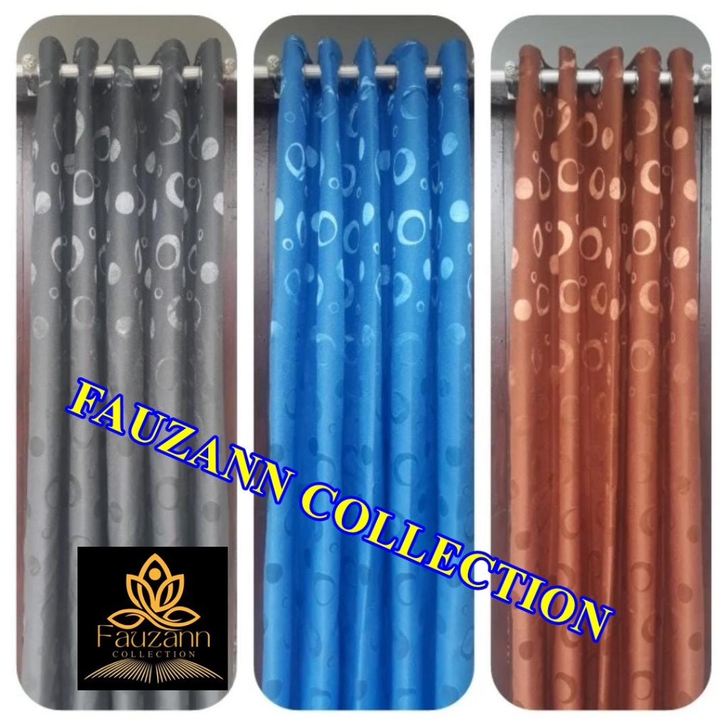 WINDOW CURTAINS ประตู CURTAINS POLKADOT SMOKING CURTAINS