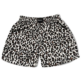 Boxer Pants | Leopard | White | Snackingchoices