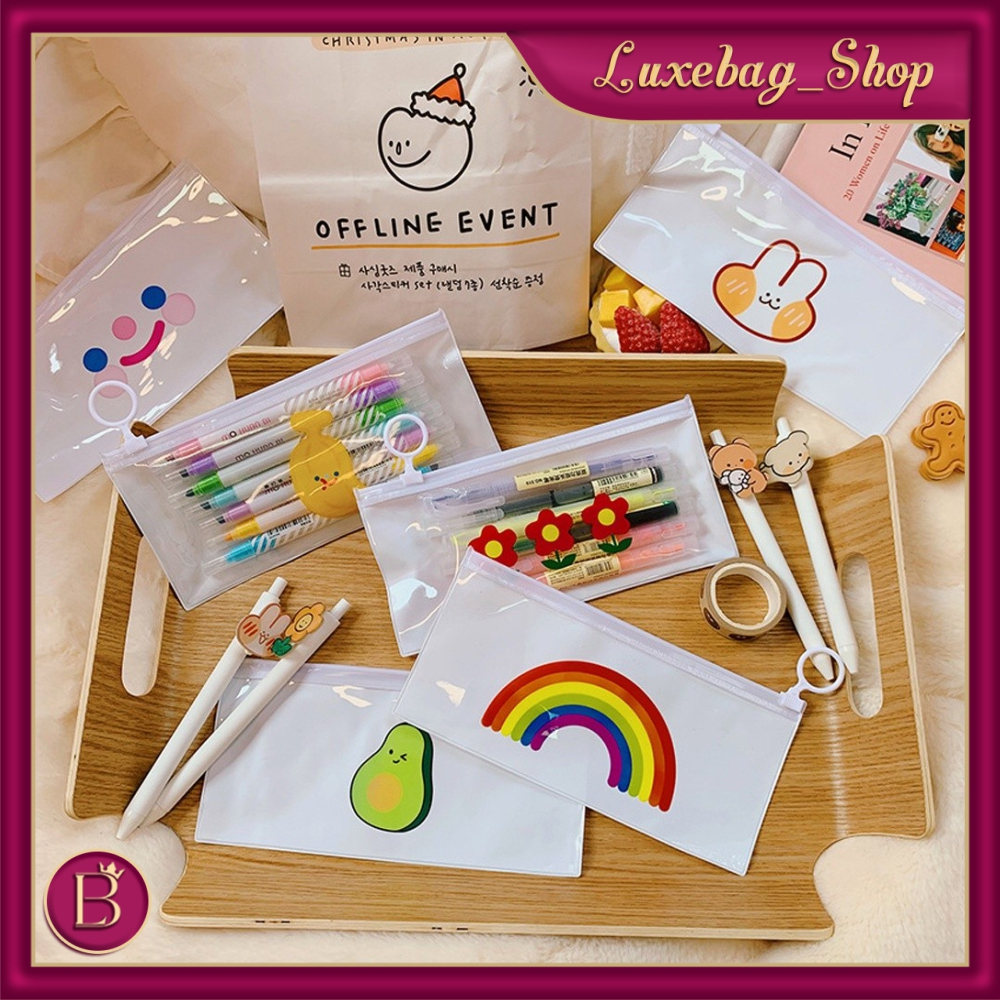 LB - Pouch Wallet Mika Make Up Kawai Pouch Zipper Stationery Pouch Travel Pouch R444 R799