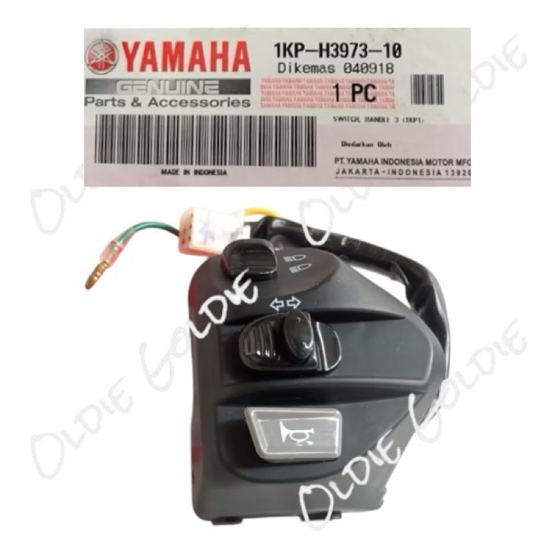 1KP H3973 10 LEFT SWITCH HOLDER MIO M3 MIO Z SOUL GT 115 MIO GT ORIGINAL YAMAHA