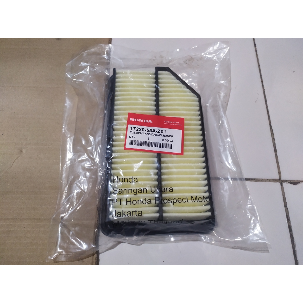 ไส้กรองอากาศแท้ HONDA BRV HRV JAZZ CITY (17220-55A-Z01)