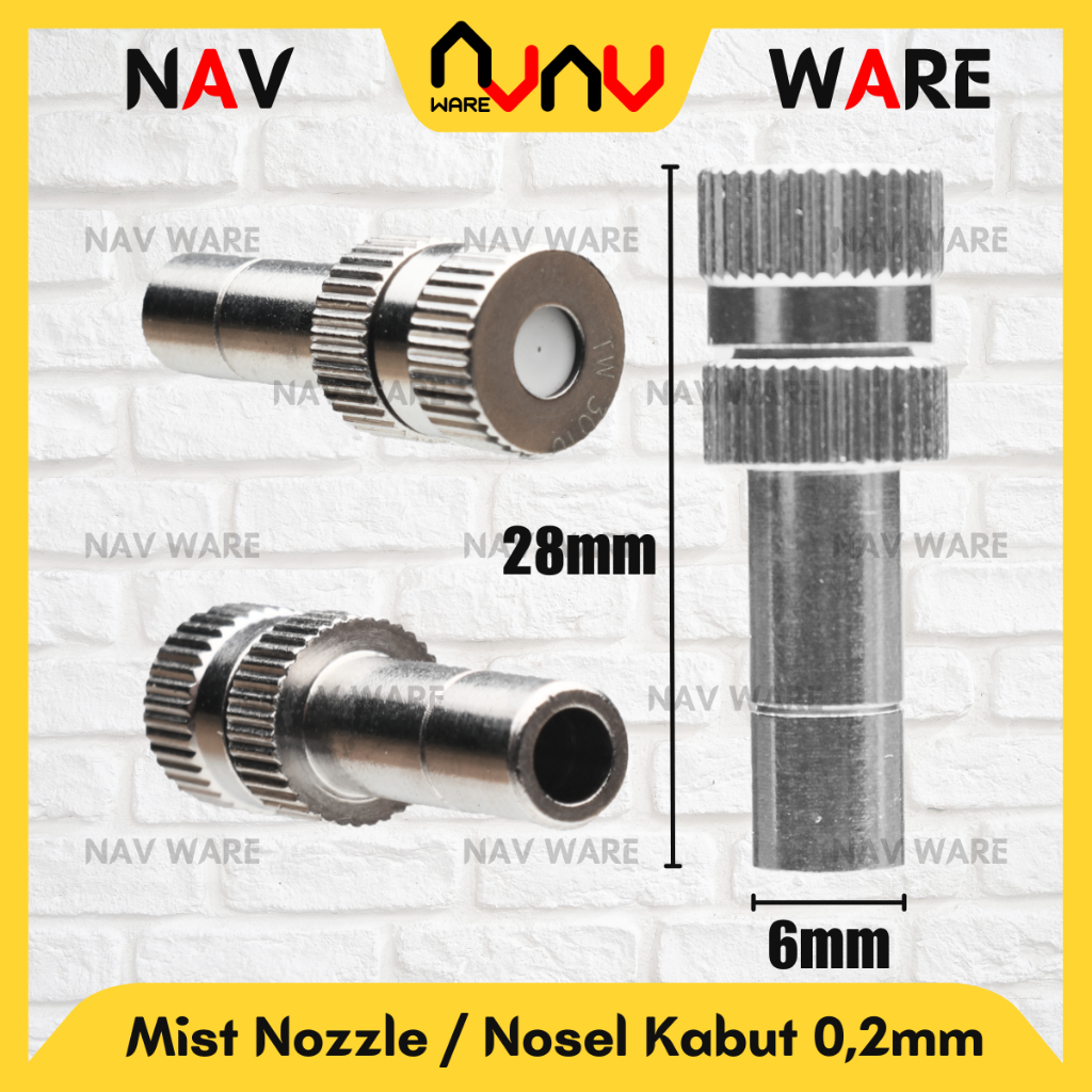MIST NOZZLE 0.2mm / DEW SPRAYER NOZZLE / SPRINKLER MISTING FLUSH TOOL
