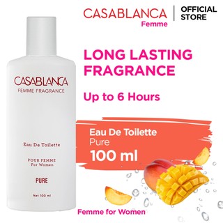 Casablanca Eau De Toilette Femme Clear (Pure) 100ml Parfum Wanita Tahan Lama dan Wangi