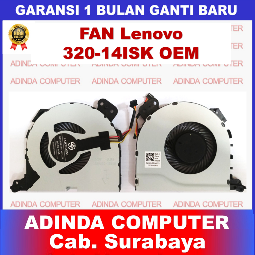 พัดลม Lenovo Ideapad 320-14ISK 330-15IKB 330-17AST 330-C15 520-15AST 520-15IAP 520-15IKB 520-15ISK 5
