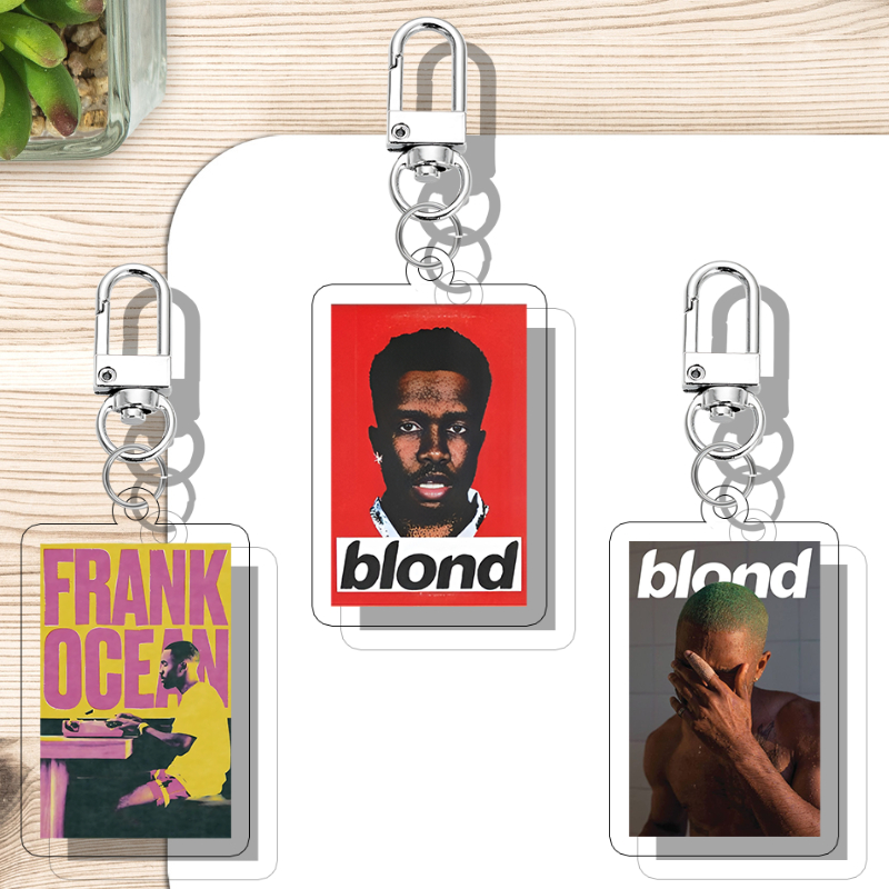 พวงกุญแจ GANTUNGAN Frank Ocean | Frank Ocean พวงกุญแจพิมพ์ลาย UV 2 ด้าน กรอบอะคริลิค 3 มม.