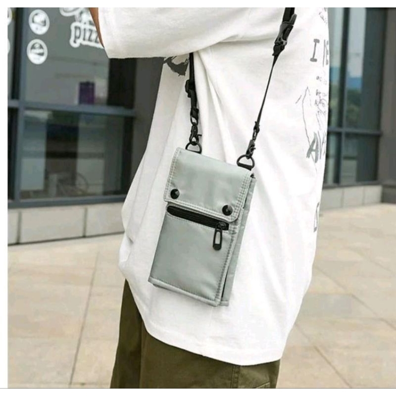 HP JRX Mens Womens Hanging wallet Pocket Mobile Phone Sling Bag