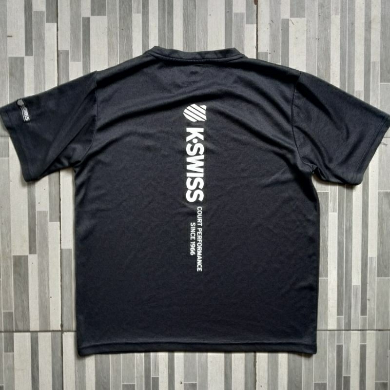 เสื้อยืดโลโก้ K-SWISS Running Big ของแท้