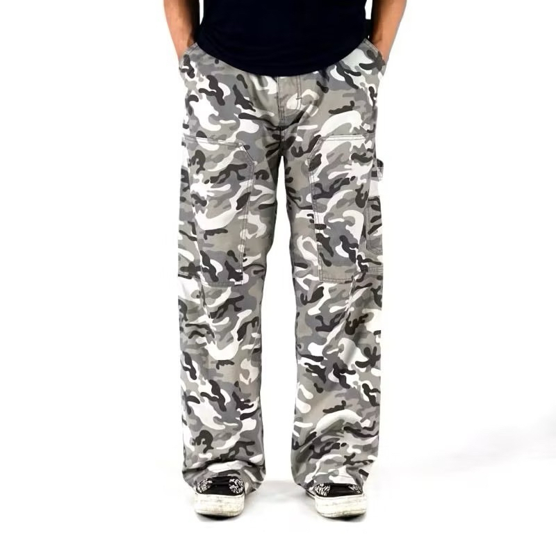 กางเกงลายพรางช่างไม้ Baggy Skena Camo สําหรับผู้ชาย
